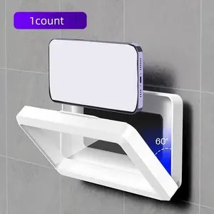 Waterproof Anti-Fog Smartphone Case, Wall-Mounted Shower Phone Holder, Durable & Secure Design for Bathrooms
