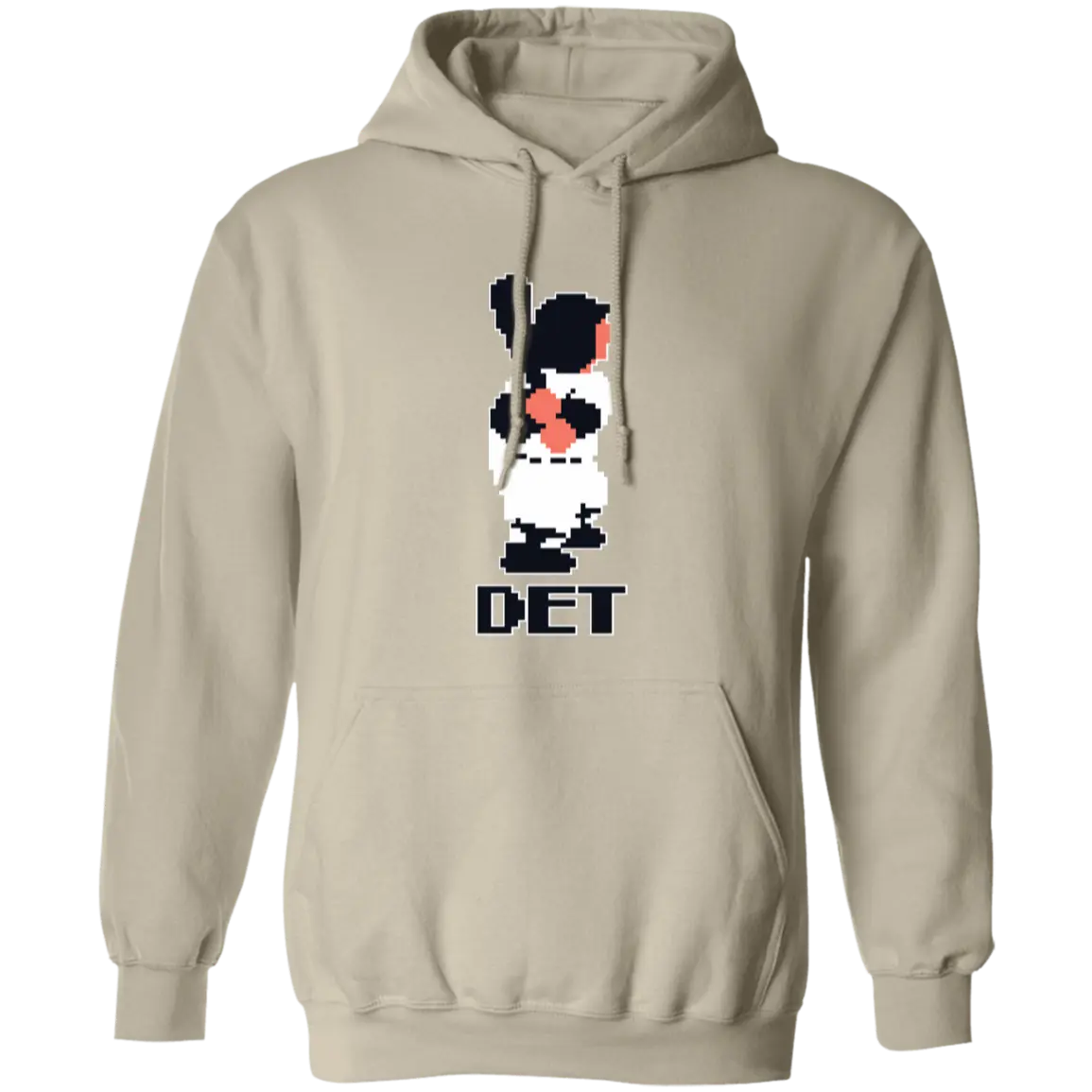 8Bit Detroit Baseball Light Classic Unisex Hoodie