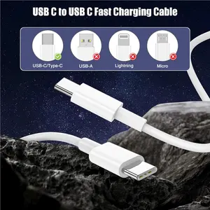 Type-C male to male 60W fast charging cable, high-speed flash charging, reinforced and durable multi device universal digital power data cable, widely compatible with USB C power cables for mobile phones, tablets, and digital products