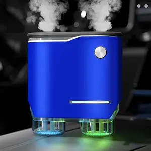 USB Rechargeable Car Air Freshener, Car Air Humidifier with LED Light, Car Aroma Diffuser, Car Interior Decoration Accessories