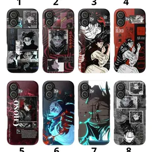 Choso Cursed Blood Vision Phone Case Compatible with iPhone X, 11, 12, 13, 14, 15, 16, 17 Series & Galaxy Series
