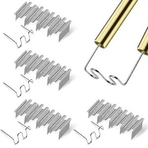 1000 count 0.6mm Plastic Welding Rods,Hot Staples Plastic Repair Machine,Wave Hot Staples for Fix Repair  Bumpers and Crafts