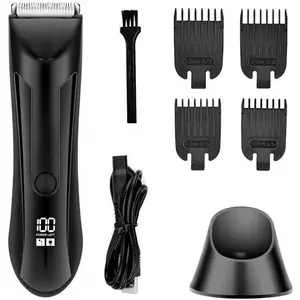 Electric Body Hair Shaver-Groin Hair Trimmer, Ball Trimmer for Men - Replaceable Ceramic Blade Heads,Waterproof Male Hygiene Razor Safe Quick Gifts Cordless Gentle Trimming Fast Trimming Cordless Professional Hair Clippers Set clippers babyliss  pro