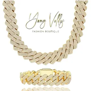 12MM Men’s Link Chain & Bracelet Set | 24” Necklace + 8” Bracelet