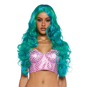 Ocean Enchantress Mermaid Wig - Blue