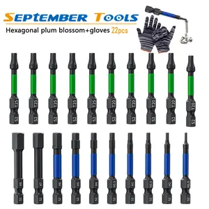 22-Piece Metric Allen Wrench Drill Set - 50mm Metal Hex Bits with 1/4 in Shank, Magnetic Screwdriver Attachments, Bit Holder, Magnetic Set, Metal Bits