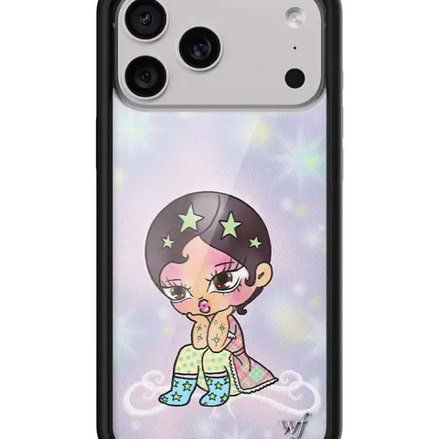 Wildflower Cases iPhone Case 6.5ft Drop Protection Gift, Limited Edition Vanilla Mace Design Cover with Raised Black Bumper, Durable Protective Cellphone Shell Accessory, Women-Owned for Her.