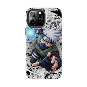Kakashi Hatake Anime Case for iPhone 17-7 Pro Max Plus & Samsung Galaxy S25-S21 Ultra Plus - Chidori Manga Collage Aesthetic Phone Cover unisex