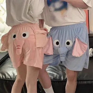 Funny Elephant Trunk Shorts for Couples, Unique Design Short Pants, Perfect for Casual & Festive Occasions, Must-Have Fashion Accessory