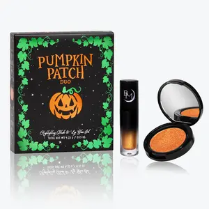 Pumpkin Patch Duo - Iridescent Highlighting Blush & Pumpkin Lip Gloss Set