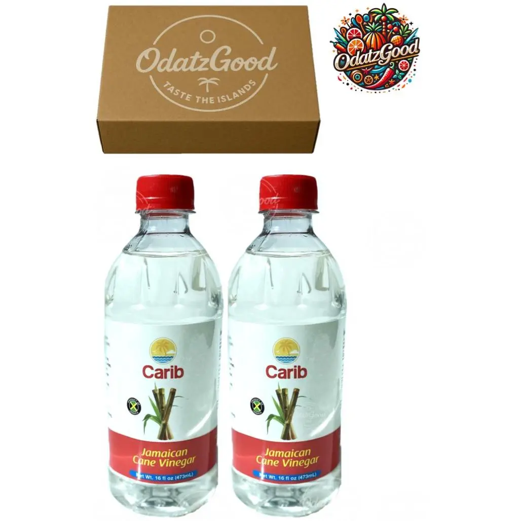 Carib Jamaican Cane Vinegar 16oz (473ml) – Product of Jamaica – Curated & Packaged by ODatzGood