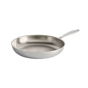 Signature Tri-Ply Clad Stainless Steel Fry Pan