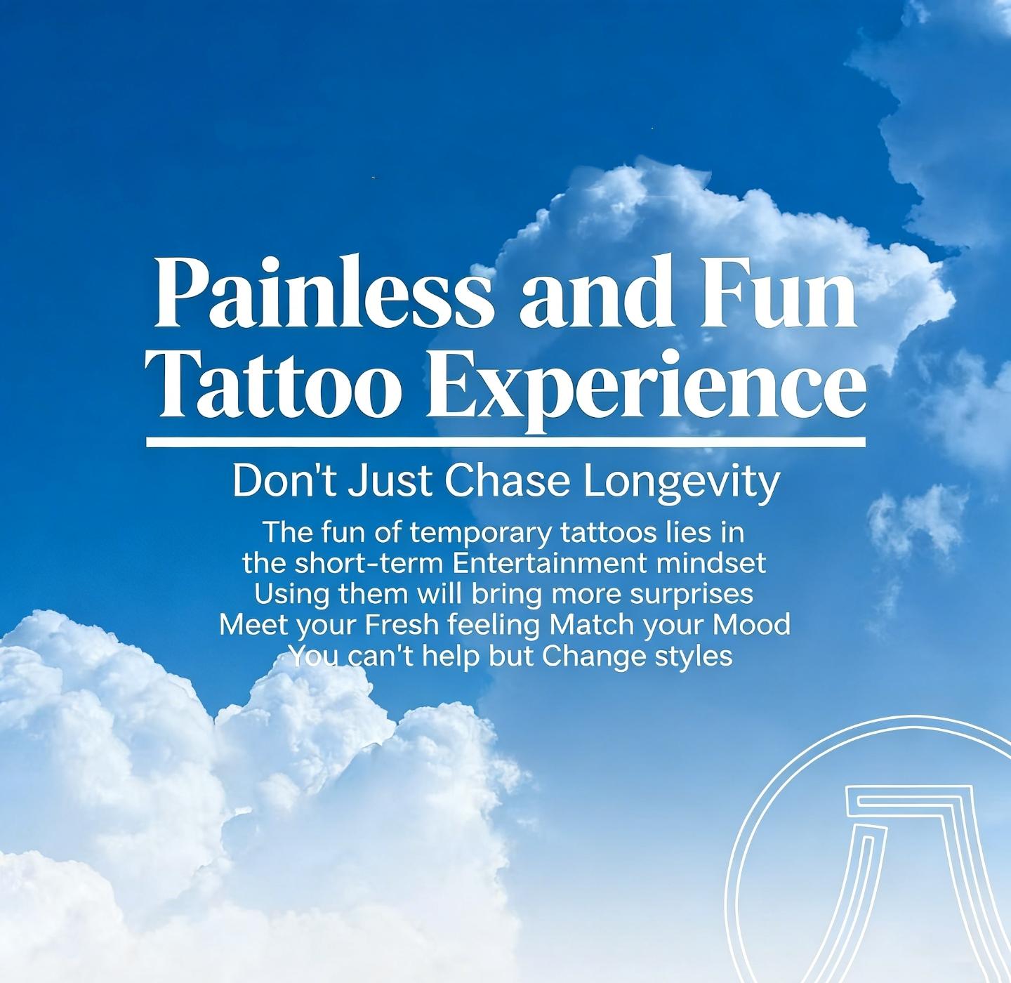 Succubus Heart: Dark-Themed Anime-Style Sexy Tattoo Stickers for the Abdomen, Thighs, and Lower Back (For Women)