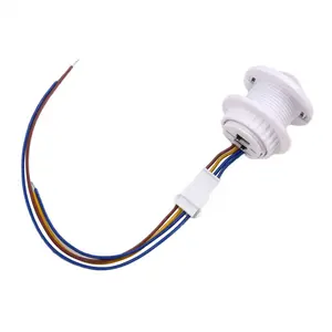 1 x Mini PIR Motion Sensor Light Switch, 110-220V Infrared Induction Detector, 3-5m Detection Range, Adjustable Time Delay, -20°C to +40°C Compatibility, LED Compatible Auto On/Off for Room & Auto Lighting Corridors