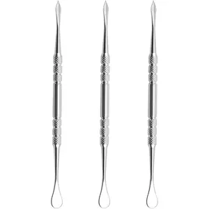 3 PCS Wax Carving Tools Stainless Steel Wax Tool, Double-Ended Sculpting Tools Wax Spoons, Carving Tools Kit for Clay Pottery Wax