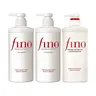 FINO Hair Care Set - 2x550ml Shampoo & Conditioner for Damaged Hair Repair Cleansing Haircare Moisturizing Smooth Gentle Nourishing Repairing Silky