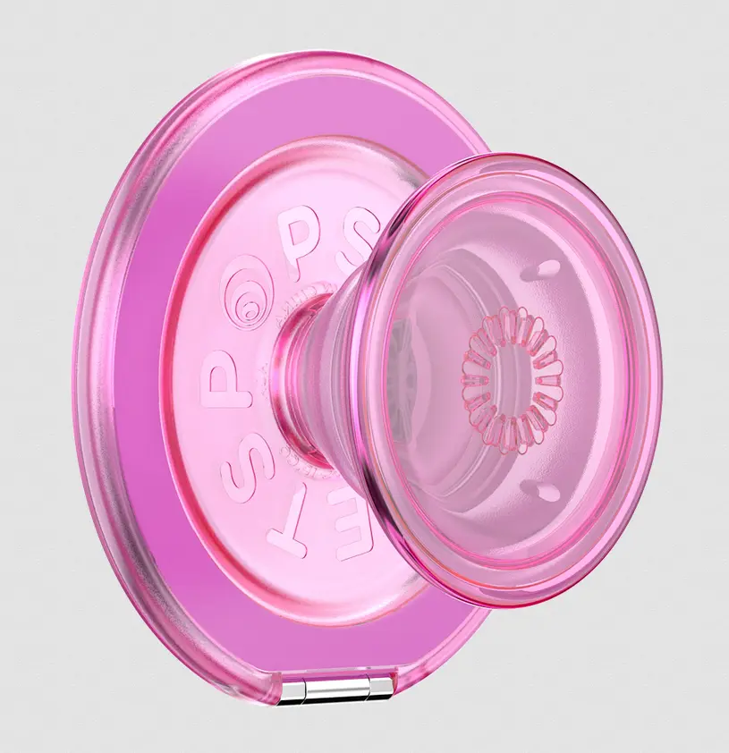 popsockets Translucent Baby Pink  MagSafe Kick-Out Grip & Stand