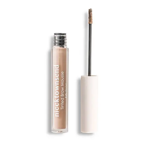 Nicck Townsend Tinted Brow Mousse - Lightweight Formula with Light Reflecting Pearls for Natural Looking Dimension - Cruelty Free, Vegan, Gluten Free