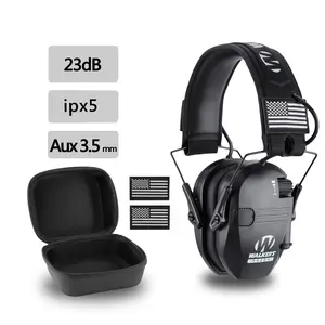 W1+BOX Electronic Hearing Protection Earmuffs - 4x Sound Amplification & 0.01s Noise Reduction for Shooting Range. Smart Sound Filtering for Clear Communication. Active Safety Muffs for Hunting & Tactical. outdoorfun,summervibes