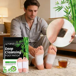 Aliver Bamboo Charcoal Foot Patch, Improves Circulation, Dehumidifies Feet, Massage Sleep Foot Care, Wellness, Single Item Balm