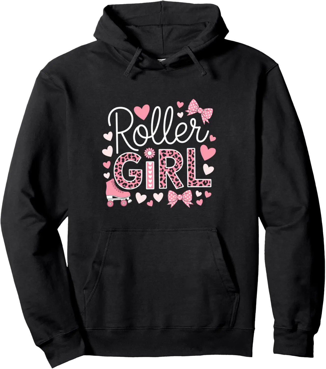 Roller Girl Skater Roller Skating 70s 90s 80's Roller Skates Pullover Hoodie - Tatyanata Shop 34B0F1GDWG8R