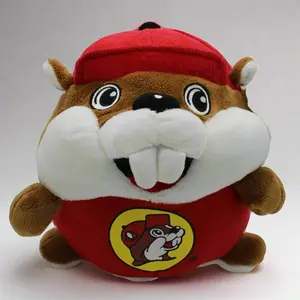 Buc-ee’s Oversized Stuffed Beaver Plush Toy - Soft Microfiber Animal Pillow - High-Quality Authentic Mascot Design - Safe for Kids & Collectors