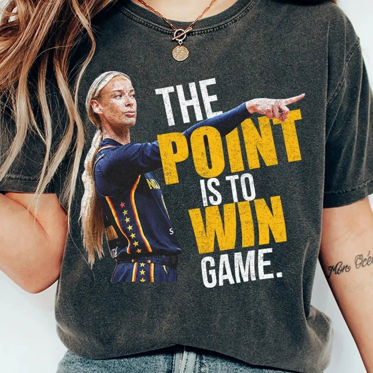 Graphic Sophii-e Cunnigham Point Shirt, Sphi-ee Basketball Tee