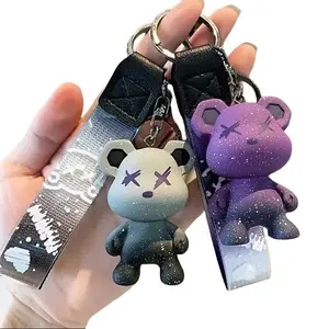 Cute and funny bear keychain, car keychain, backpack and handbag hanger