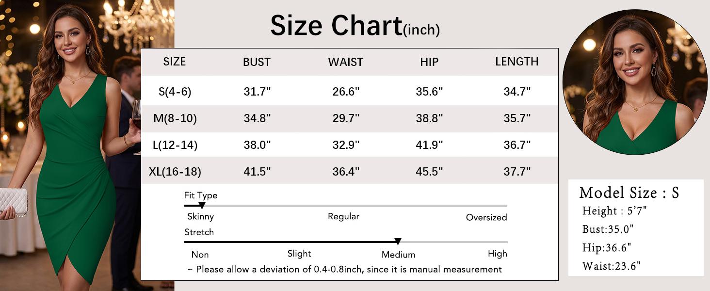 OYV 2026 Women's Sexy V-Neck Sleeveless Ruched Side Slit Bodycon Cocktail Party Work Dress OYV 2026 Women's Sexy V-Neck Sleeveless Ruched Side Slit Bodycon Cocktail Party Work Dress