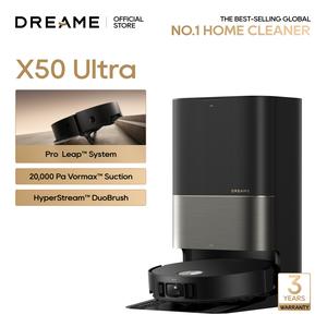 DREAME X50 Ultra Robot Vacuum and Mop with Auto-Empty Mop Self-Cleaning 20,000Pa Suction Obstacle Avoidance 360° Navigation Deep Cleaning Detangling Brush