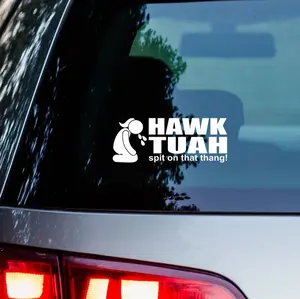 Hawk Tuah Sticker, Spit on That Thang Vinyl Decal, Car Sticker, Meme Sticker, Funny Sticker