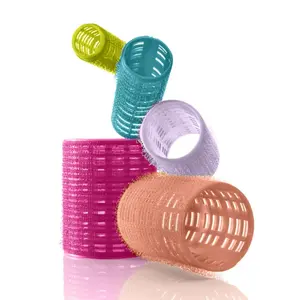 Heatless Hair Curlers, Self-Grip Hair Rollers for Women Provide Lift & Volume, Assorted Sizes & Colors, 31 Count with Reusable Zippered Bag