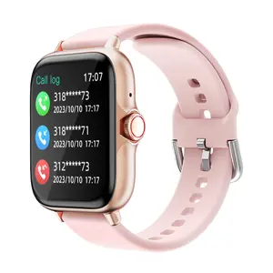 1.83'' Waterproof Smart Watch with Message Answer Call Sleep Monitoring Sports Pedometer Information Alerts For iPhone Android Diamond Mechanical Smartwatch
