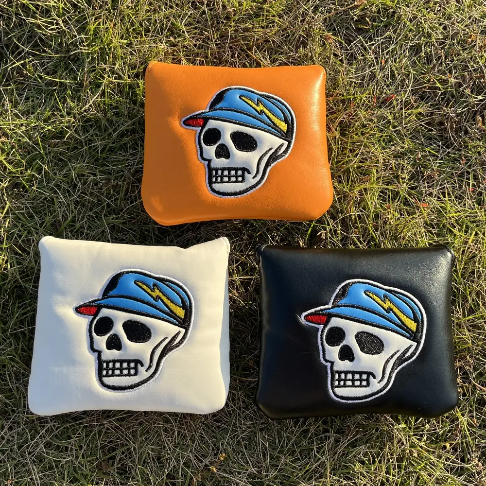 Lightning Skull Golf Protective Putter Cover, Waterproof & Durable Material, Best Protection for Your Golf Club, Available in 3 Colors, Essential Golf Accessory, Golf Accessories, Golf Equipment, Golf Gear