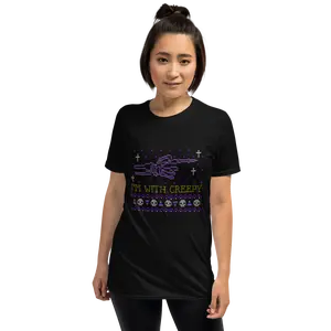 I’m With Creepy Halloween Shirt