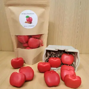 Aroma Creations Apple Cinnamon Wax Melts - Red Apple Shaped Wax Melts for Aromatic Home Fragrance