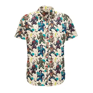 Cowboy Classic Monsters Button Up