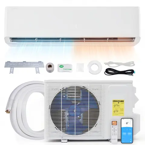 [SHIPS IN 2 BOXES] [AMERLIFE 12000 BTU-36,000BTU Mini Split Air Conditioner, Cools up to 750-2500 Sq. Ft, Heat Pump, Inverter Ductless AC, Energy-Efficient with Self-Cleaning, Power Cord and Screws NOT Included[TikTokShopFallDealsForYou]