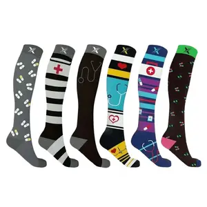 Extreme Fit Knee-High Support Socks with Fun Prints (6-Pairs) - Moisture-Wicking & Comfort Fit Breathable Comfortable