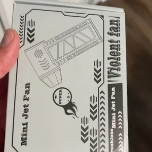 Mini Turbo Air Duster, Cordless Handheld Dust Blower with 3 Speed Levels, LED Light, Rechargeable 5000mAh Battery, Portable Cleaner for Keyboard, Car Interior and Electronics