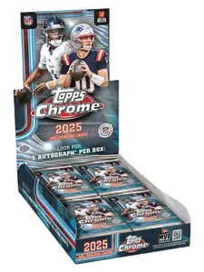 2025 Topps Chrome Football Hobby Box