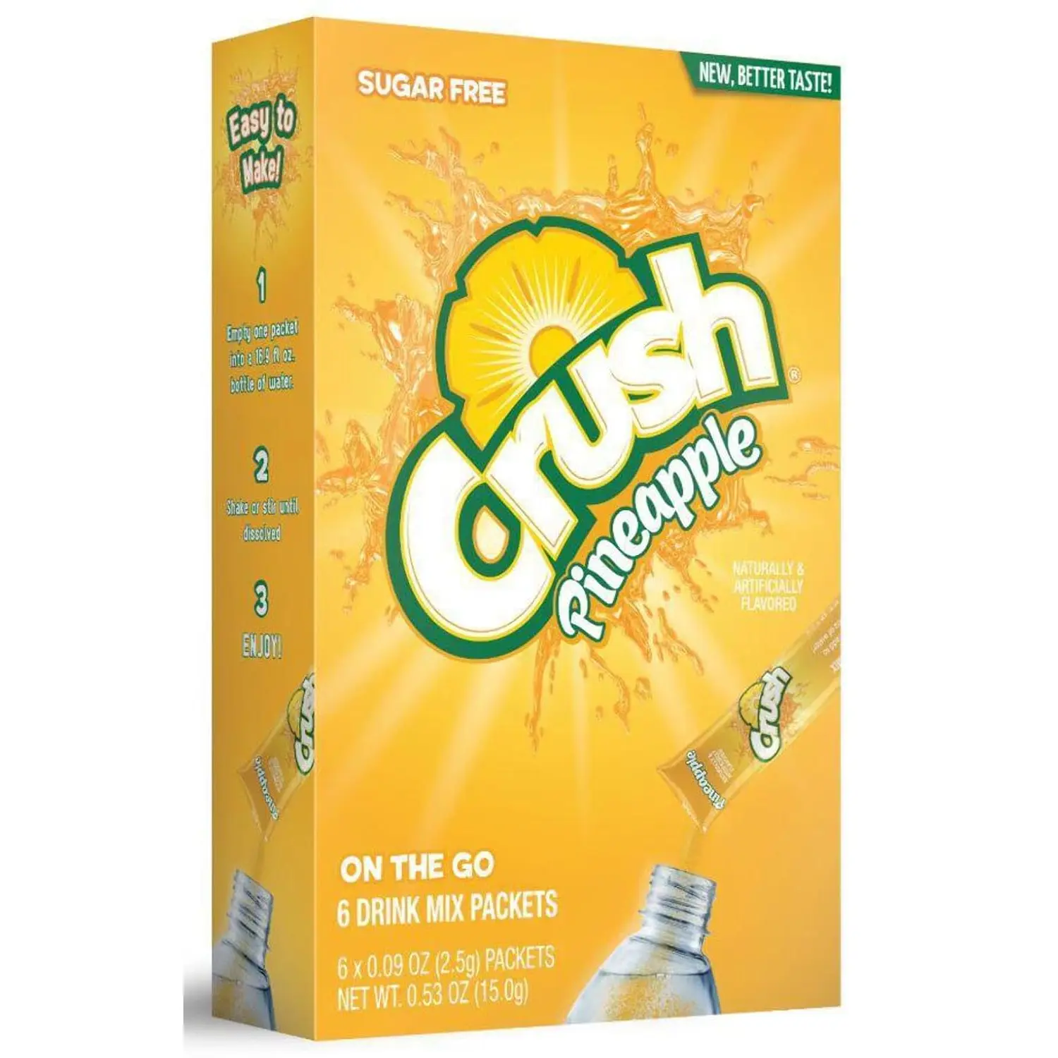 Crush, Pineapple Powder Mix, 0.53 Ounce