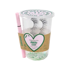Matcha Love 2 Pair Lashes & Glue