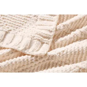 Diamond Chenille Throw Blanket