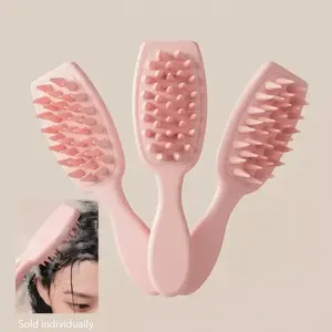 Long Handle Shampoo Brush, Comfort Soft Bristles Scalp Massager Hair Cleaner, Anti-itching Hair Combing Comb for Hair Root, Adult Hair Washing Comb, Hair Care Comb