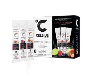Celsius On The Go Powder Sticks Variety Pack, Essential Energy, 30 pk.