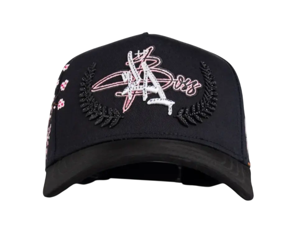 BIGG BOSS HATS LA BOSS FLORES MEN SNAPBACK HAT BBLABOSS BLK