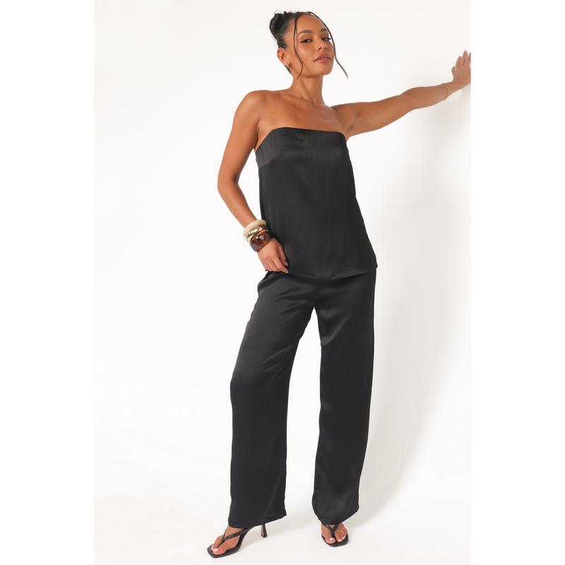 Selena Pant Set - Black