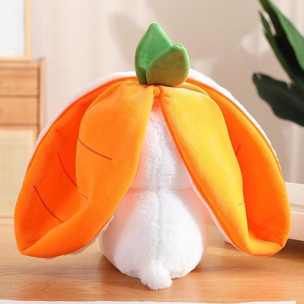 Cute Rabbit Plush Toy, Fun Transforming Stuffed Toy, Soft Plush Toy for Kids & Adults, Gift for Mom, Play Kids Toys