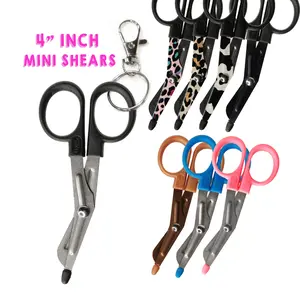 Mini 4” Scissor Shear for Badge Reel - Perfect for Students, Teachers, Nurses - Great for Office Supplies